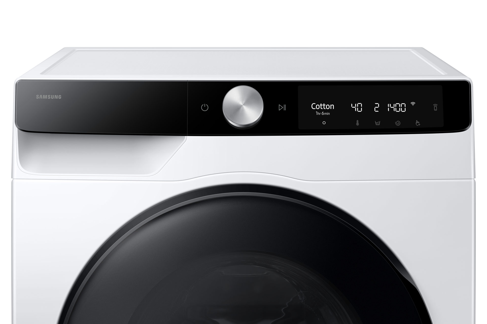 11kg WD6400D Combo with SmartThings AI Energy Mode and AI Ecobubble™ Panel-Control2 White 