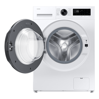Laundry with Grade A Energy Efficiency and AI Ecobubble 8kg Front-Open White 