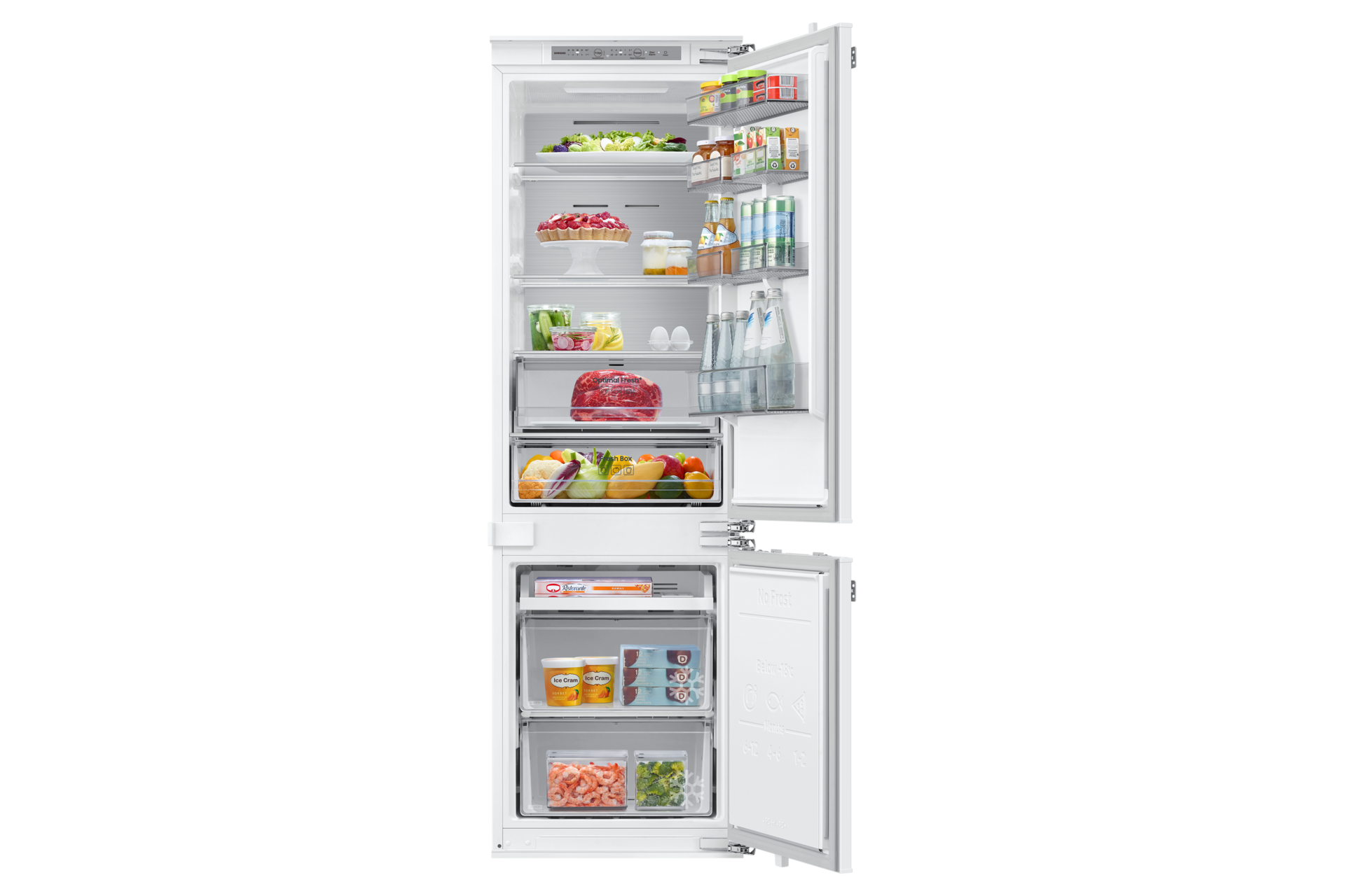 front-open-with-food White