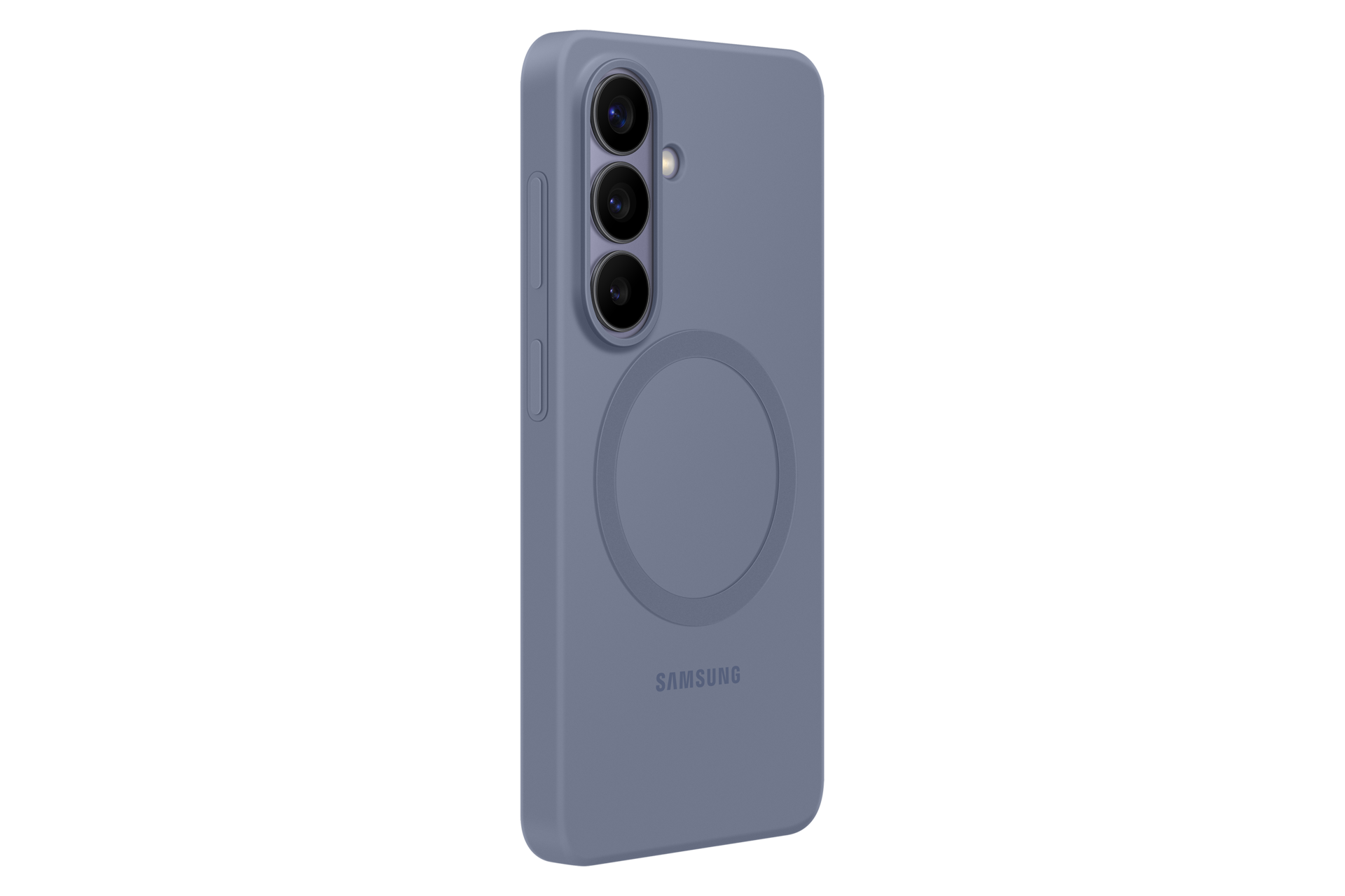 Galaxy S26 Силиконска магнетна футрола Dynamic Blue Violet 