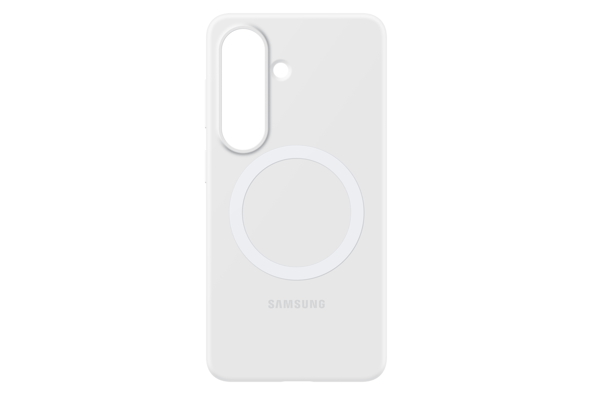 Galaxy S26 Силиконска магнетна футрола Front2 White 