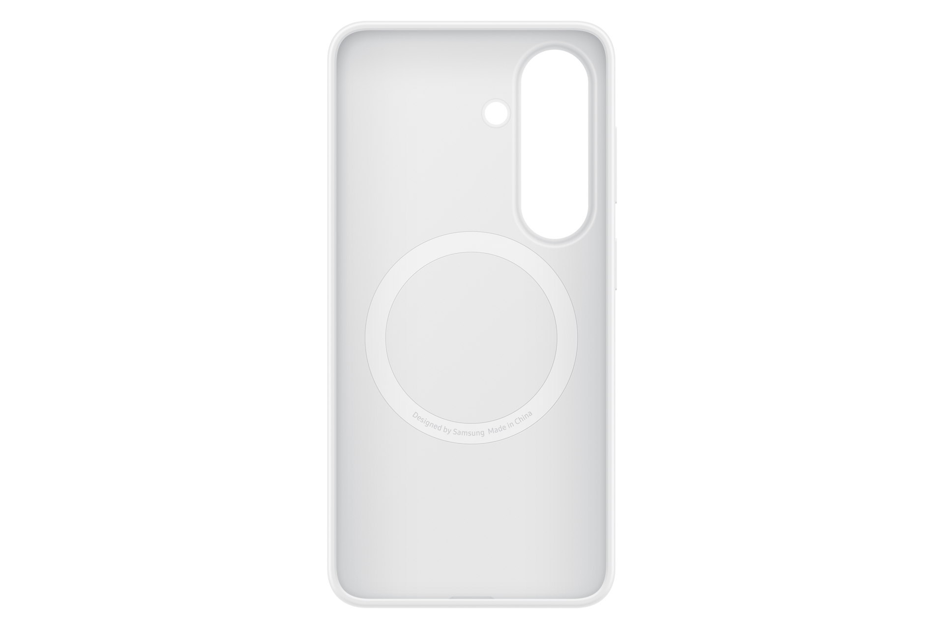 Galaxy S26 Силиконска магнетна футрола Back White 