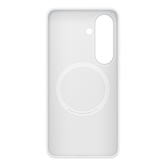 Galaxy S26 Силиконска магнетна футрола Back White 