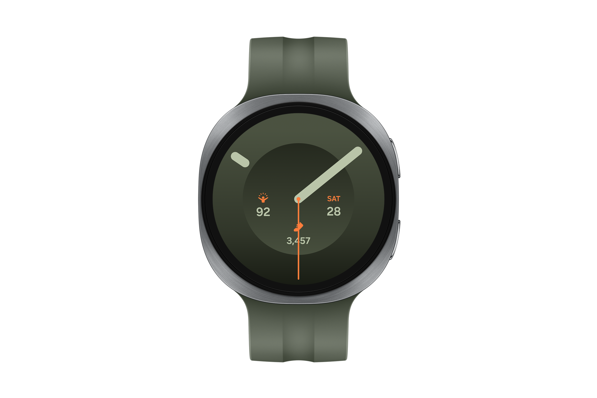 Galaxy Watch9 (Bluetooth, 44 mm) Front2 Silver 