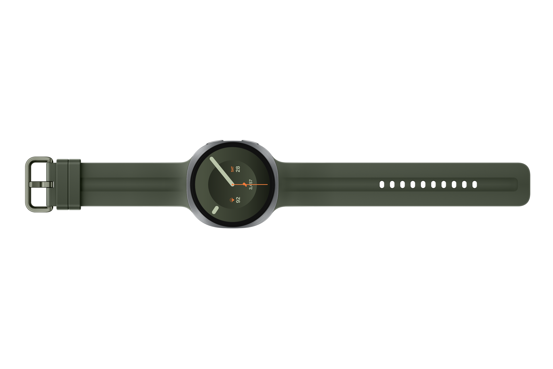Galaxy Watch9 (LTE, 44 mm) Front3 Silver 