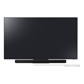 with-tv-front Black