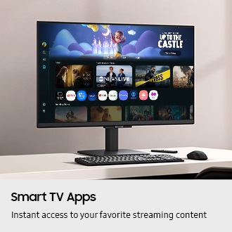 27"Smart Monitor M5 M50F FHD Црна