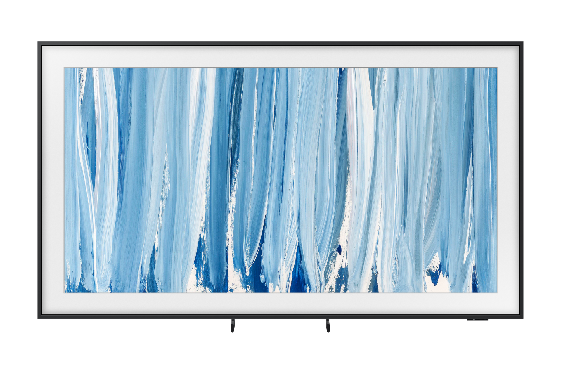 The Frame Pro LS03HW 4K Samsung Vision AI Smart TV (2026) Front3 Black Modern Frame Design with Wireleess One Connect