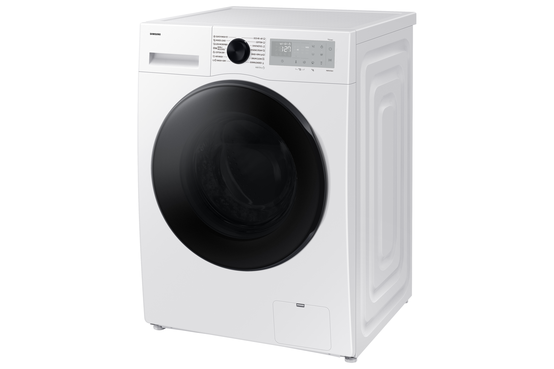 9kg WD5000D Комбинирана машина со SmartThings AI Energy Mode и AI Ecobubble™ R-Perspective White 