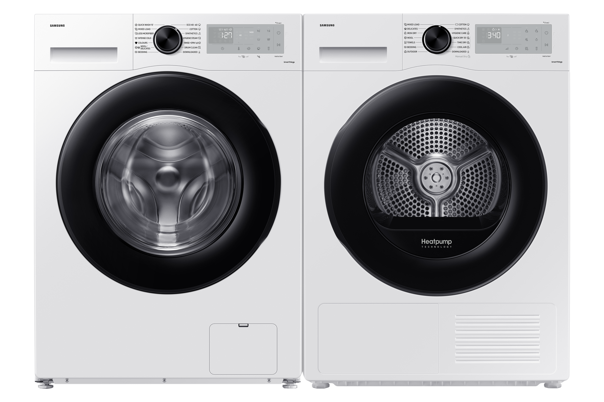 WW5000C Машина за перење со предно полнење со Ecobubble™ и SmartThings AI Energy режим Front-Pair White 