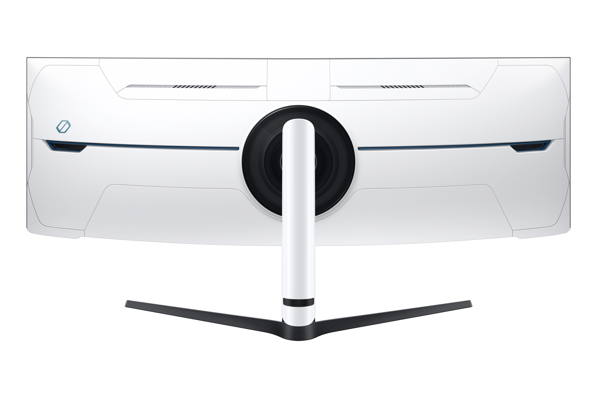 57" Odyssey Neo G9 G95NC Back1 White 