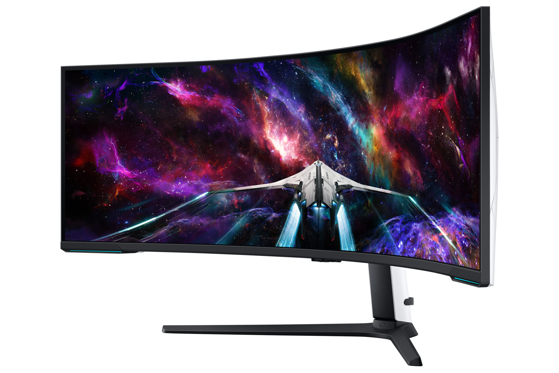 57" Odyssey Neo G9 G95NC R-Perspective White 