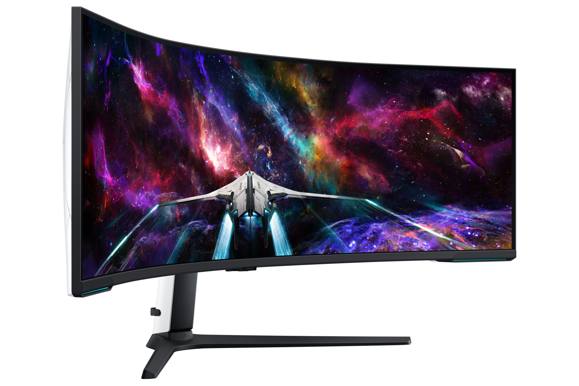 57" Odyssey Neo G9 G95NC L-Perspective White 