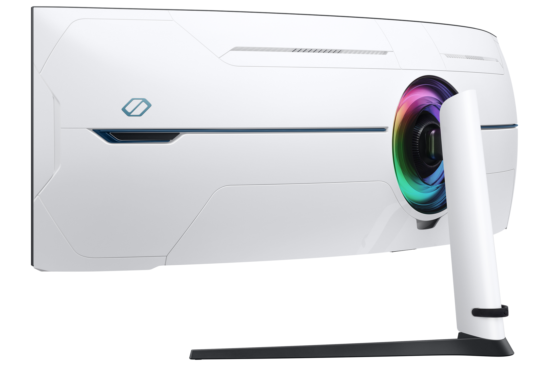 57" Odyssey Neo G9 G95NC Back-Dynamic-Right White 
