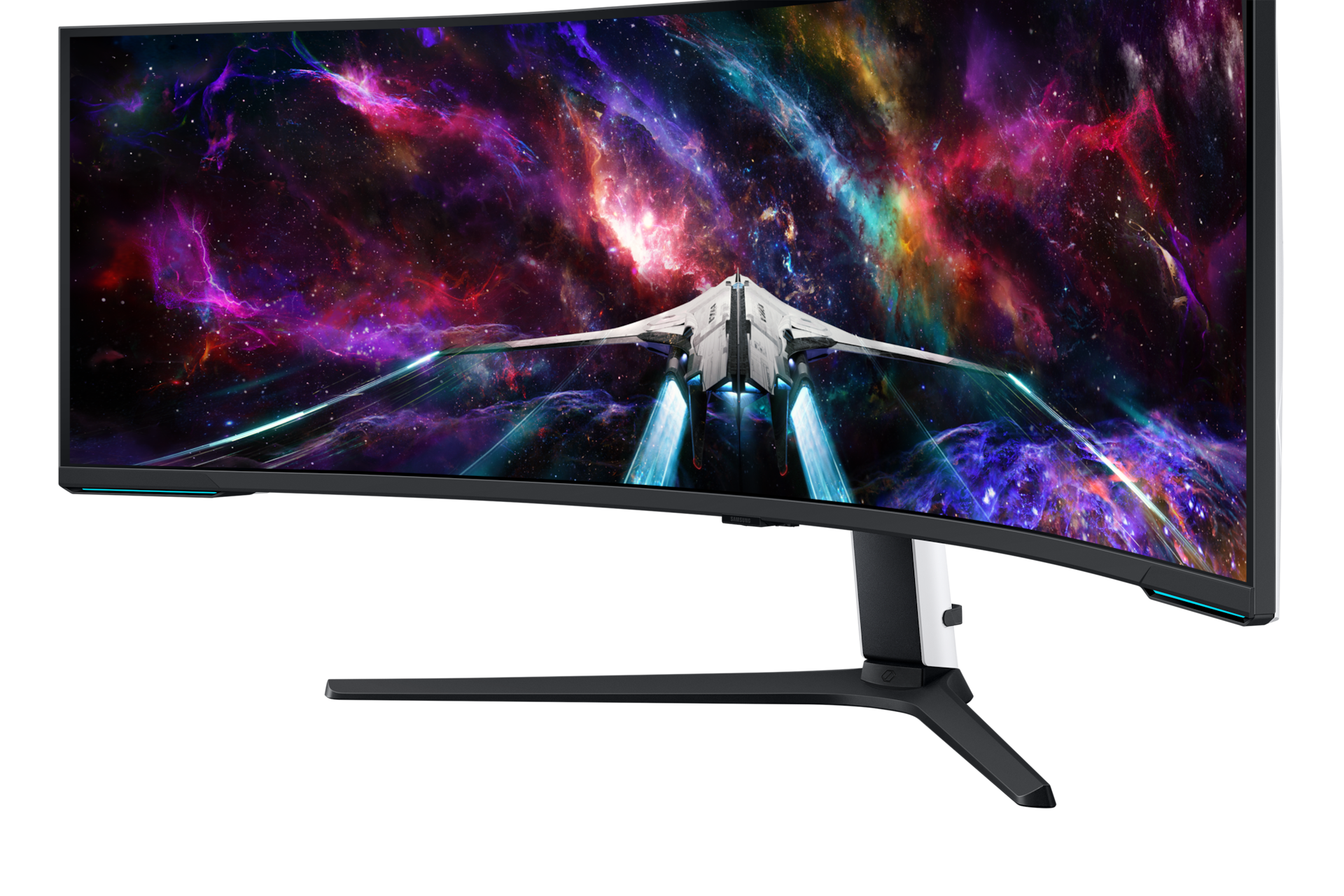 57" Odyssey Neo G9 G95NC Detail White 