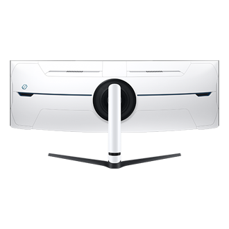 57" Odyssey Neo G9 G95NC Back1 White 
