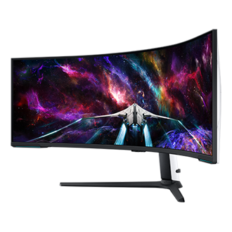 57" Odyssey Neo G9 G95NC R-Perspective White 