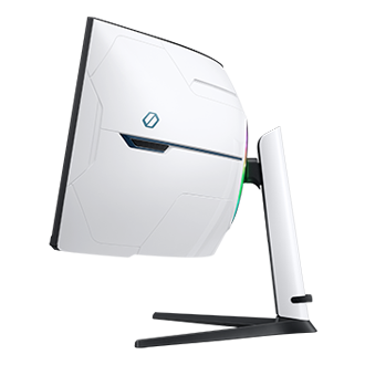 57" Odyssey Neo G9 G95NC Tilt-Backward White 