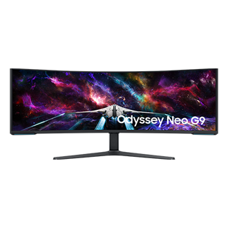 57" Odyssey Neo G9 G95NC Front White 