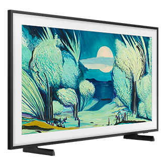 The Frame 4K Samsung Vision AI Smart TV (2025) L-Perspective1 Black 