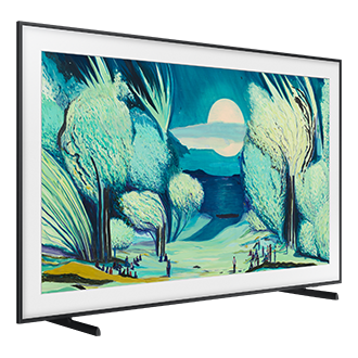 The Frame 4K Samsung Vision AI Smart TV (2025) L-Perspective1 Black 