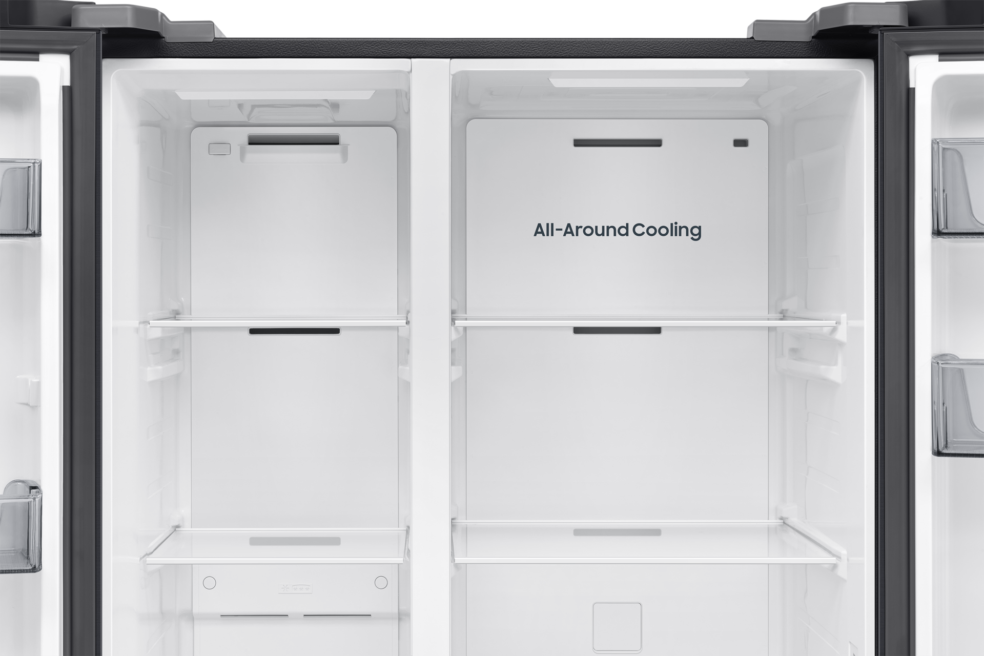 Bespoke AI Refrigerator SBS AI Energy mode Detail-All-Around-Cooling Black Doi 