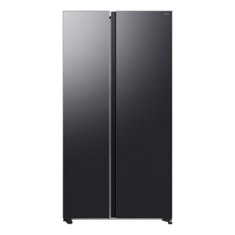 Bespoke AI Refrigerator SBS AI Energy mode Front Black Doi 