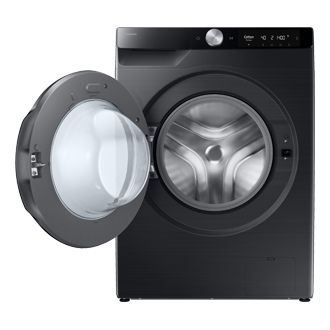 Washing machine and dryer with AI EcoBubble+ᵀᴹ, 12/7 kg capacity Front-Open Black 