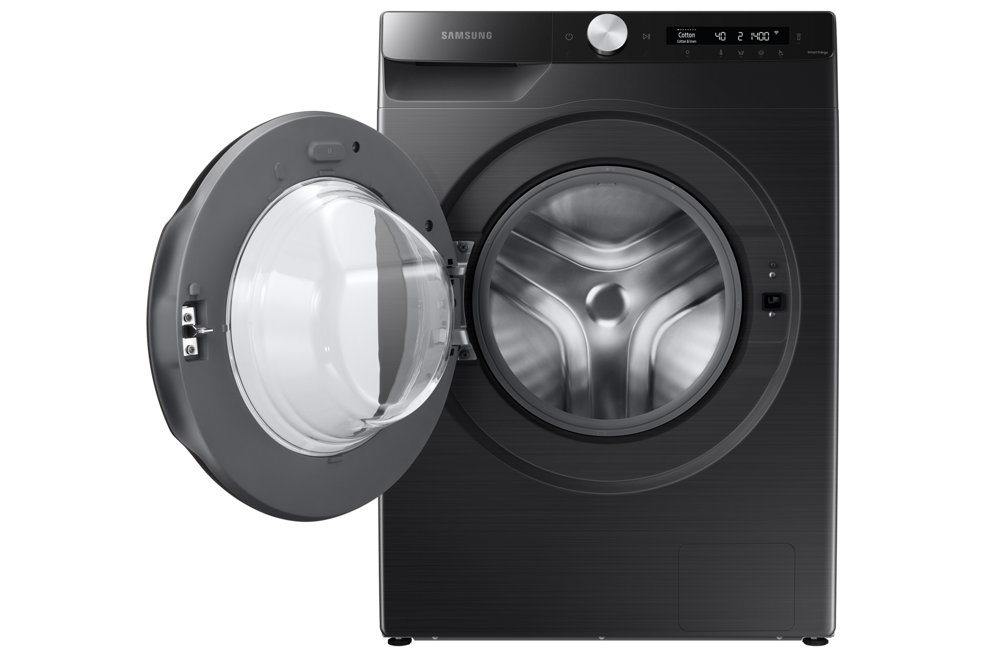 Front-load washing machine with EcoBubble™ and AI Energy Mode, 13 kg capacity Front-Open Black 