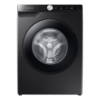 Front-load washing machine with EcoBubble™ and AI Energy Mode, 13 kg capacity Front Black 