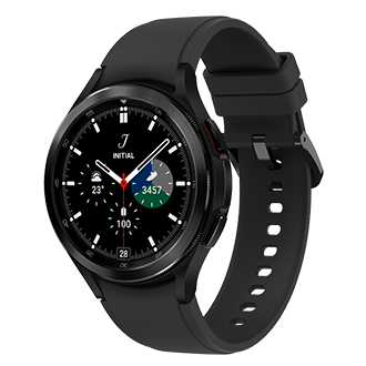 Samsung Galaxy Watch 6 Classic 43 Mm Negro Color de la caja Blanco Diseño  de la correa Fluoroelastómero
