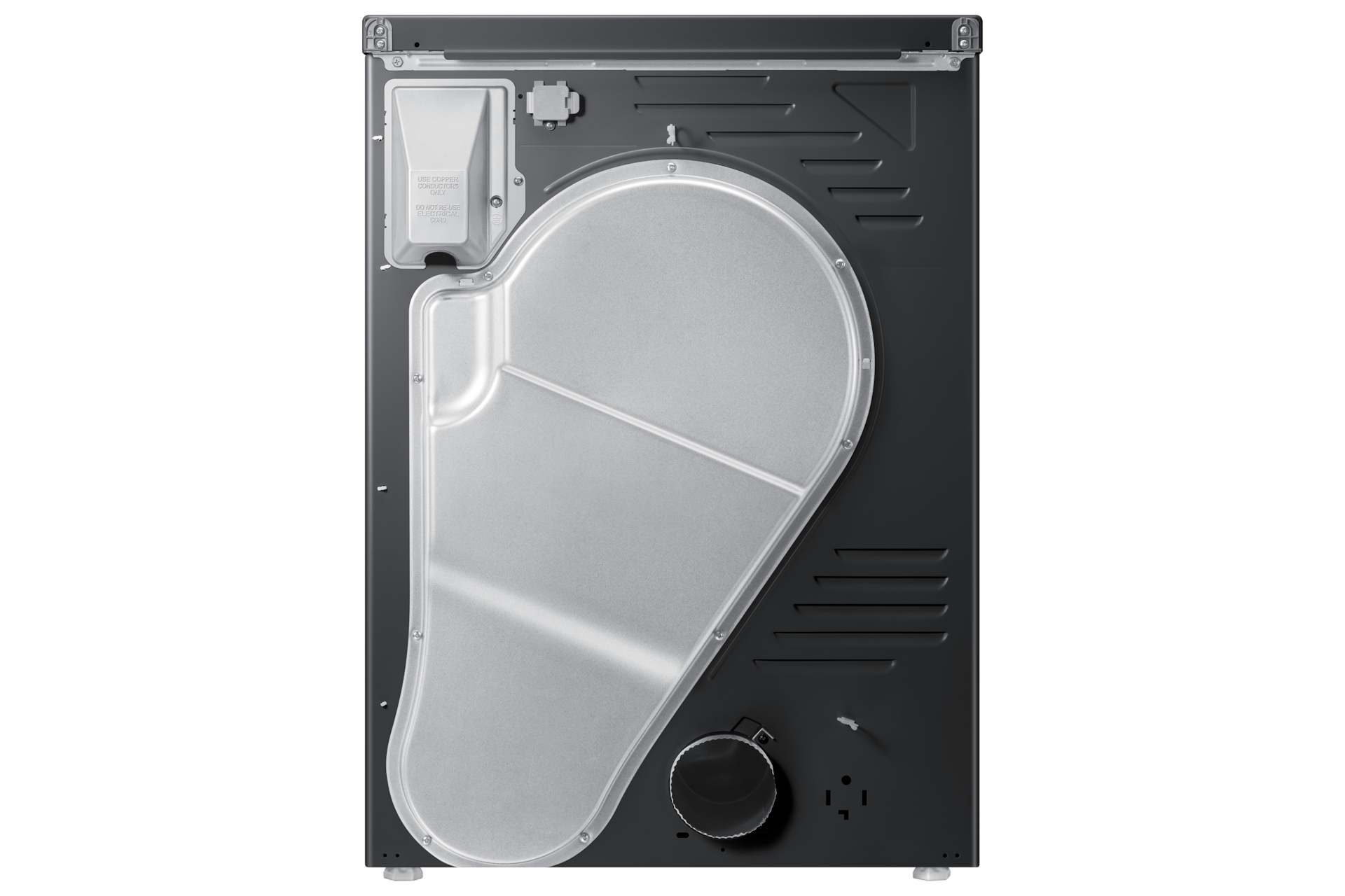 Laundry Dryer 11kg with Sensor Dry and Reversible Door, Black Back Black 