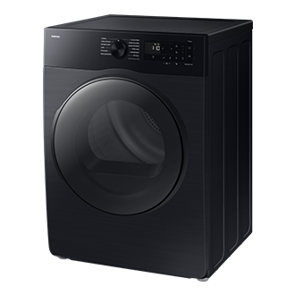 Laundry Dryer 11kg with Sensor Dry and Reversible Door, Black R-Perspective Black 