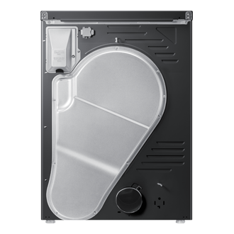 Laundry Dryer 11kg with Sensor Dry and Reversible Door, Black Back Black 