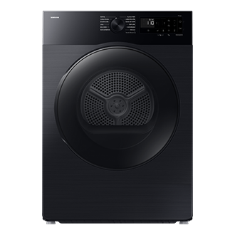 Laundry Dryer 11kg with Sensor Dry and Reversible Door, Black Front Black 