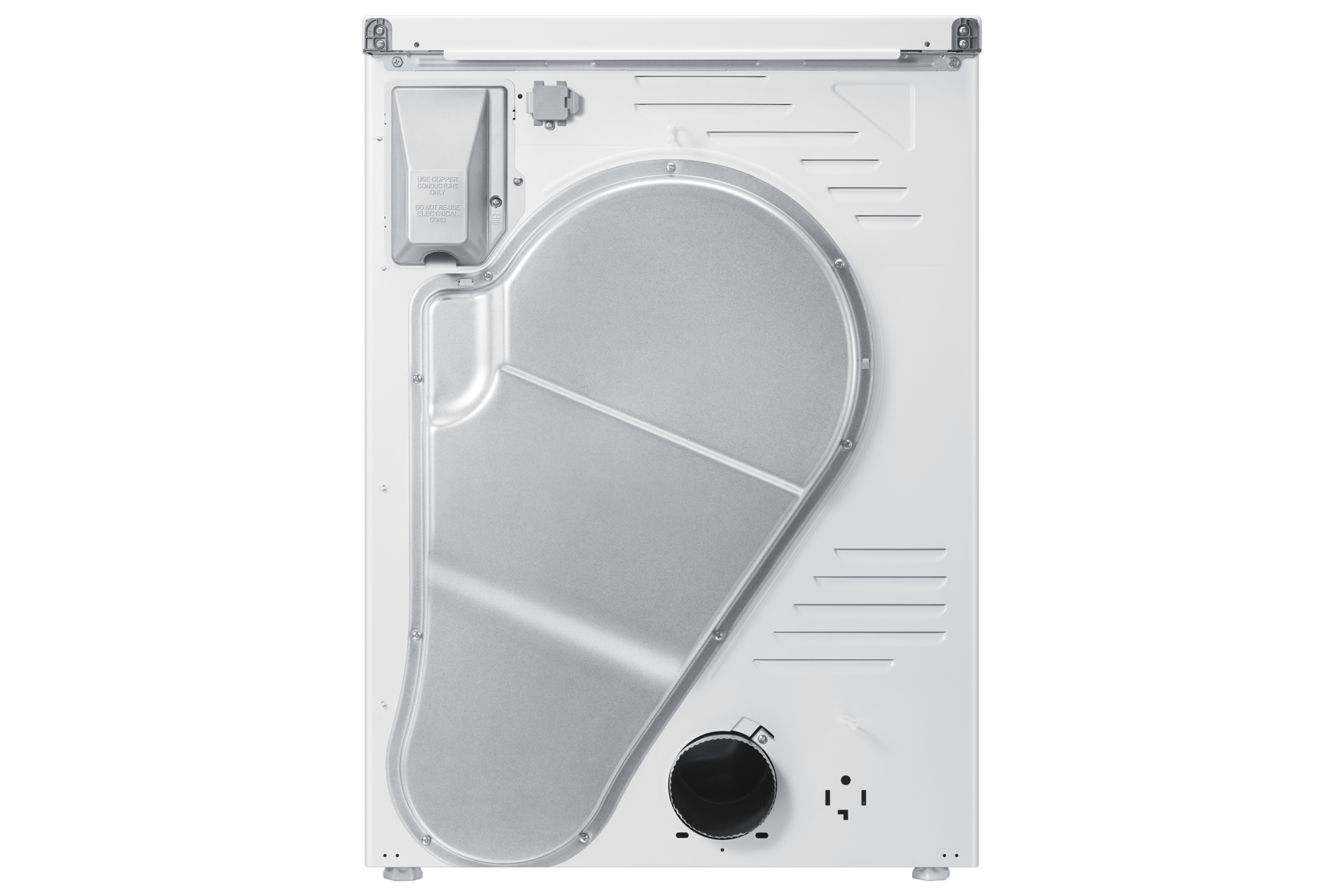 Laundry Dryer 11kg with Sensor Dry and Reversible Door, Black Back White 