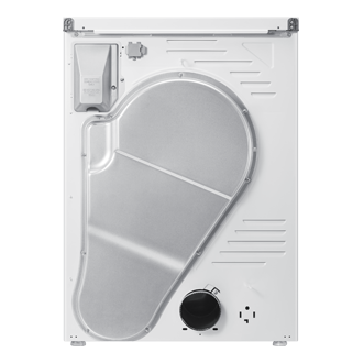 Laundry Dryer 11kg with Sensor Dry and Reversible Door, Black Back White 