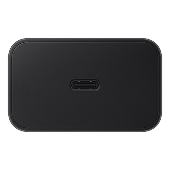 60W Power Adapter (Black) Back Black 