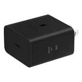 60W Power Adapter (Black) L-Perspective Black 
