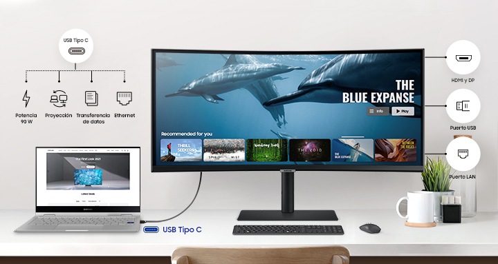 Samsung sube hasta las 34 pulgadas con su nuevo monitor curvo