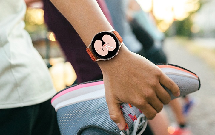 Galaxy Watch4 Fabric Band Red Samsung Mexico