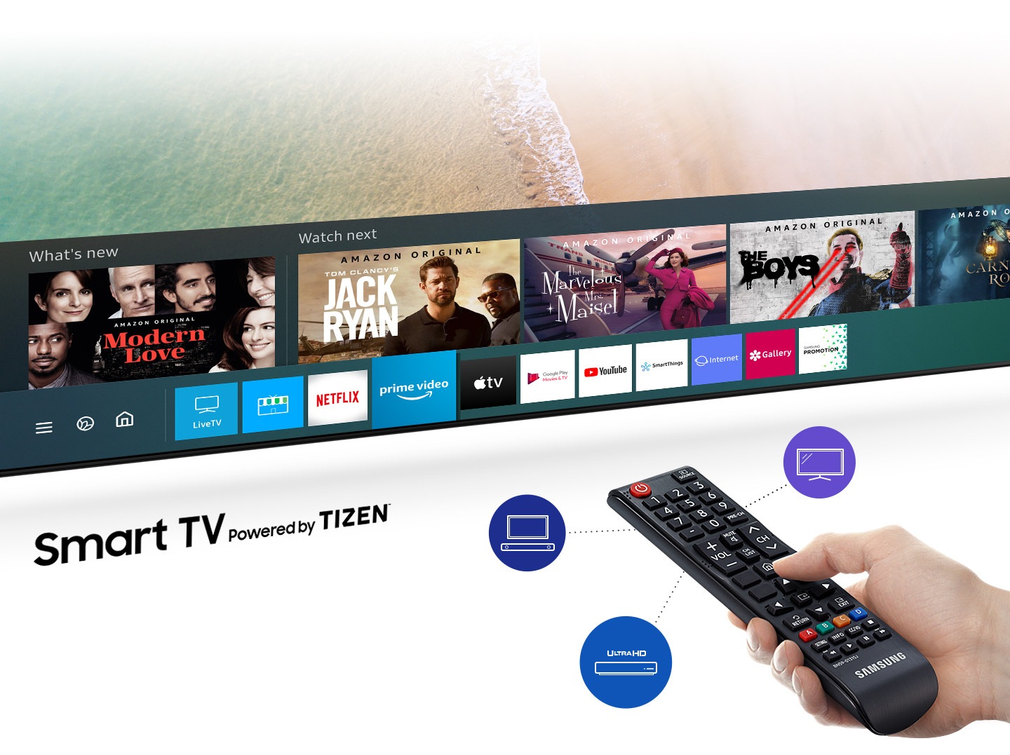 Find a wide variety of content with a single remote control