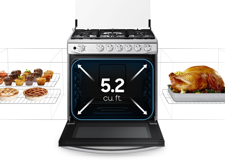 A larger oven to cook much more