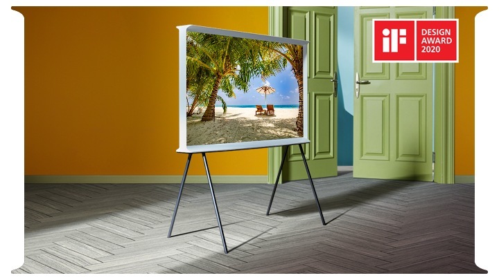 テレビ The Serif TV 2019 Samsung QE43LS01RAU Amazon.com: SAMSUNG 43-inch Class Serif QLED - 4K UHD