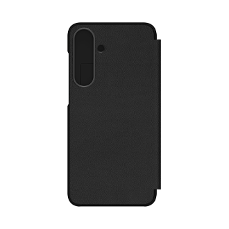 Galaxy S25FE Wallet Flip Case Back Black 