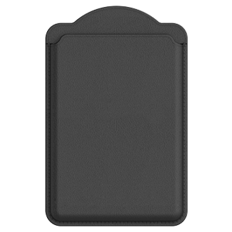 Magnetic Wallet Front Black 