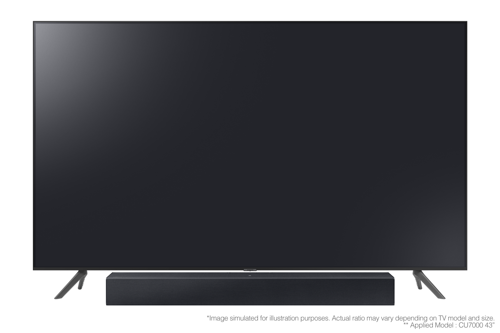 with-tv-front Black