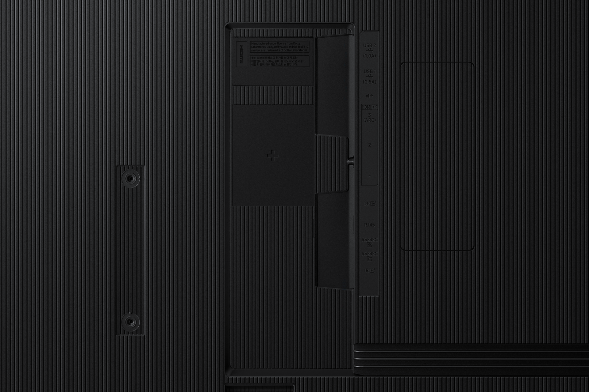 115" UHD Signage QHFX Detail1 Black 