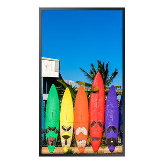 Outdoor Signage OM55B Front2 Black 