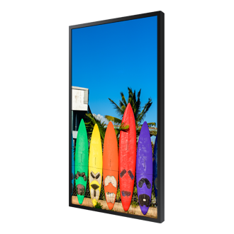 Outdoor Signage OM55B R-Perspective Black 